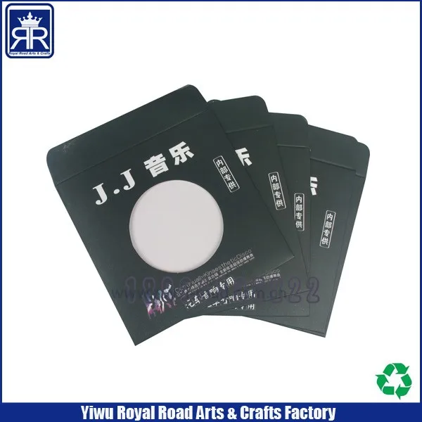 Recycled material Printed full color Single CD Cardboard CD COVER