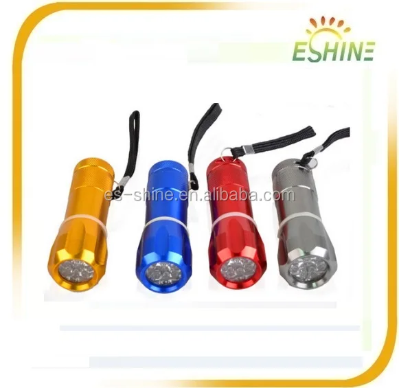 Top Quality Promotion Gift Custom Metal UV Keychain Mini Led Flashlight