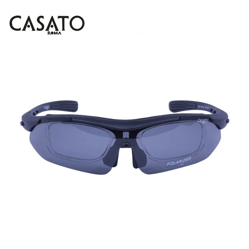 CASATO New Men Bike Polarized Sports Cycling Sunglasses With 5 Lenses