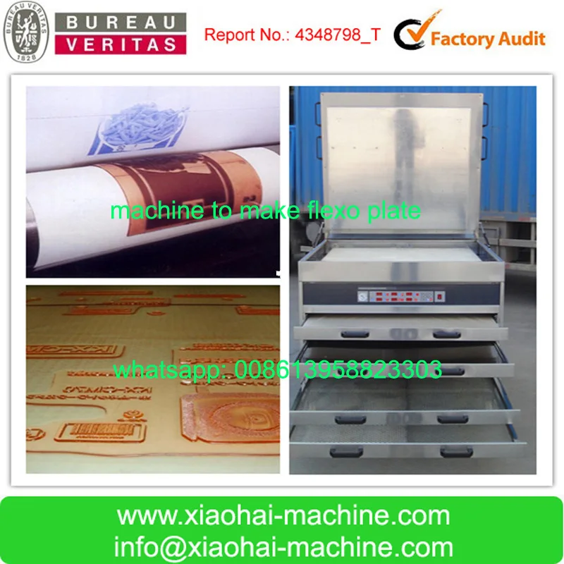 Water Wash Or Chemical Washing Photo Polymer Plate Making Machine For corrugated box , flexo machine