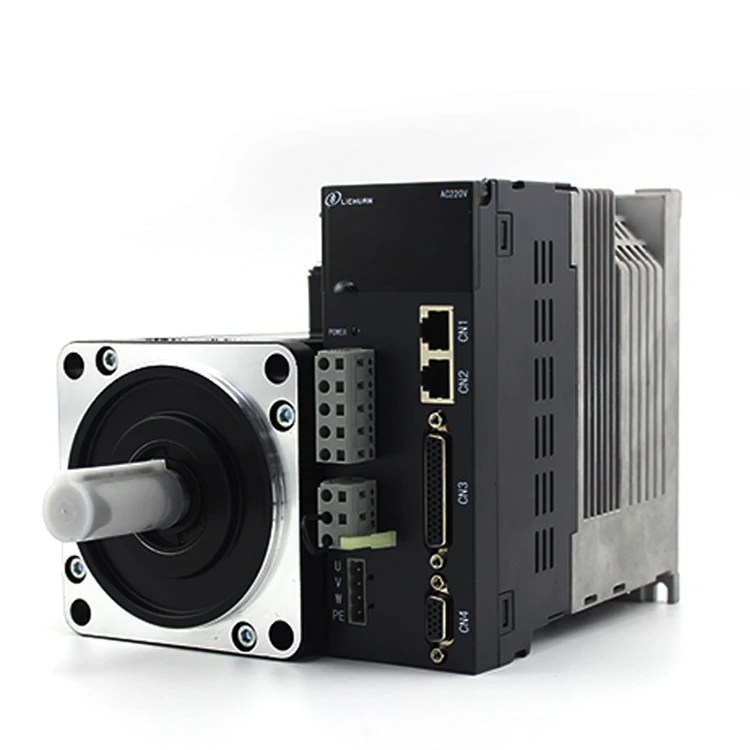 Nema42 110ST-M04030 1.2KW 3phase ac 220v servo motor driver kit with encoder cables for cnc