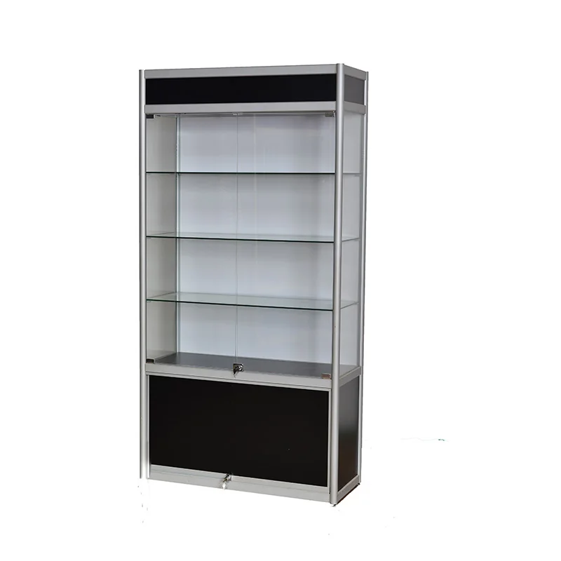 dustproof household glass display cabinet Lego anime model showcase