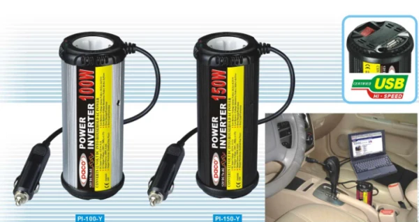 Ac Car Power Cup Inverter Single 12V 50/60Hz 150W Shut Down & Alarm Modified Sine Wave inverter