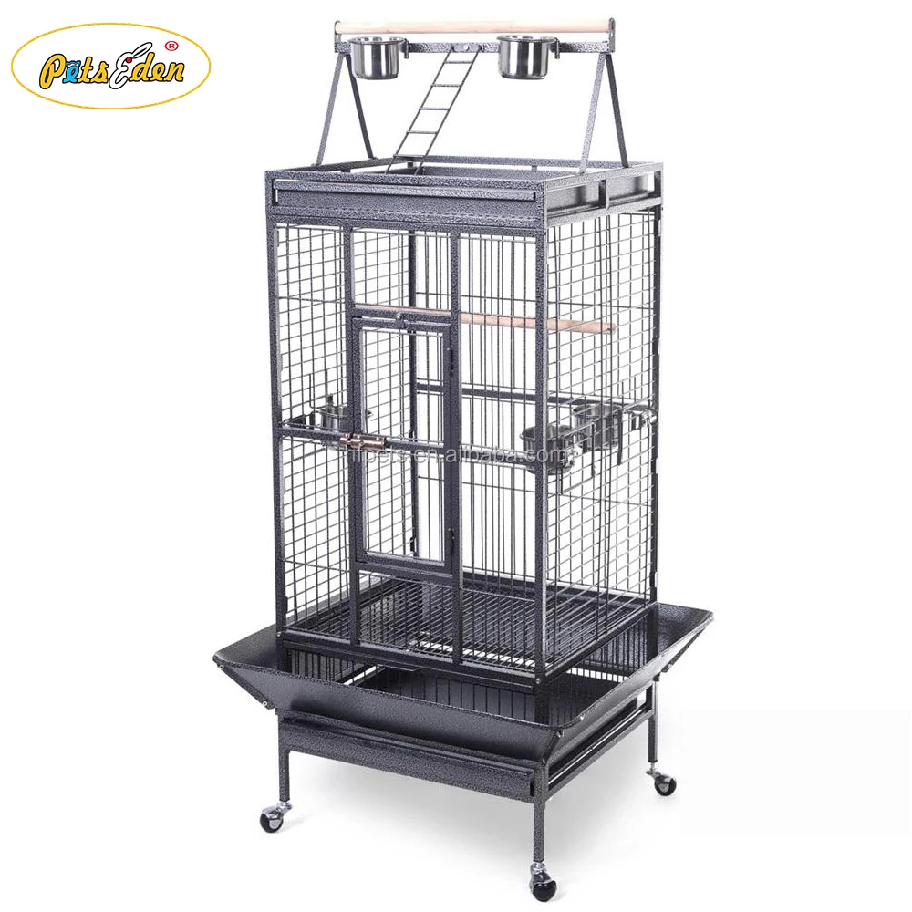 
High Quality Playtop Cheap Strong Metal Large Parrot Cage /Bird Cage African Grey 