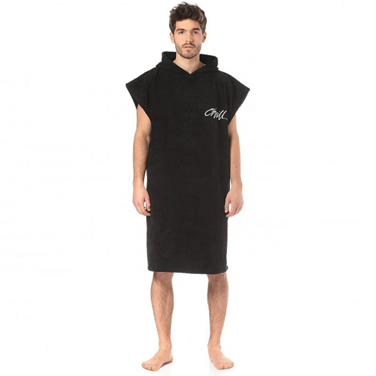 Пользовательское полотенце с капюшоном, пончо, узор, оптовая продажа, хлопковое махровое полотенце для серфинга, пончо