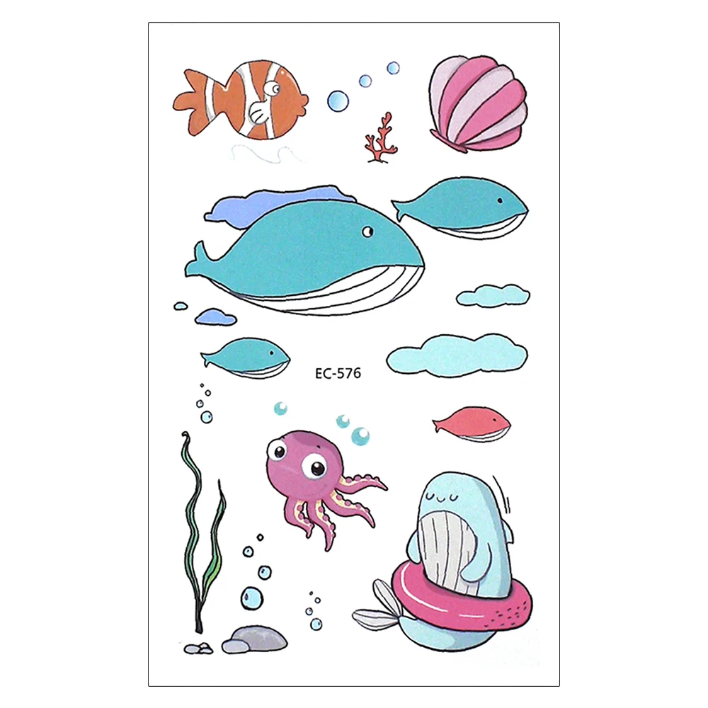 Temporary Tattoos Stickers for Kids Safe Lovely Face