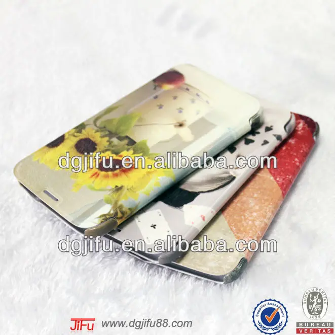 2014 самый новый кожаный чехол для samsung галактики с 5, новый дизайн кожа flip чехол для samsung i9600