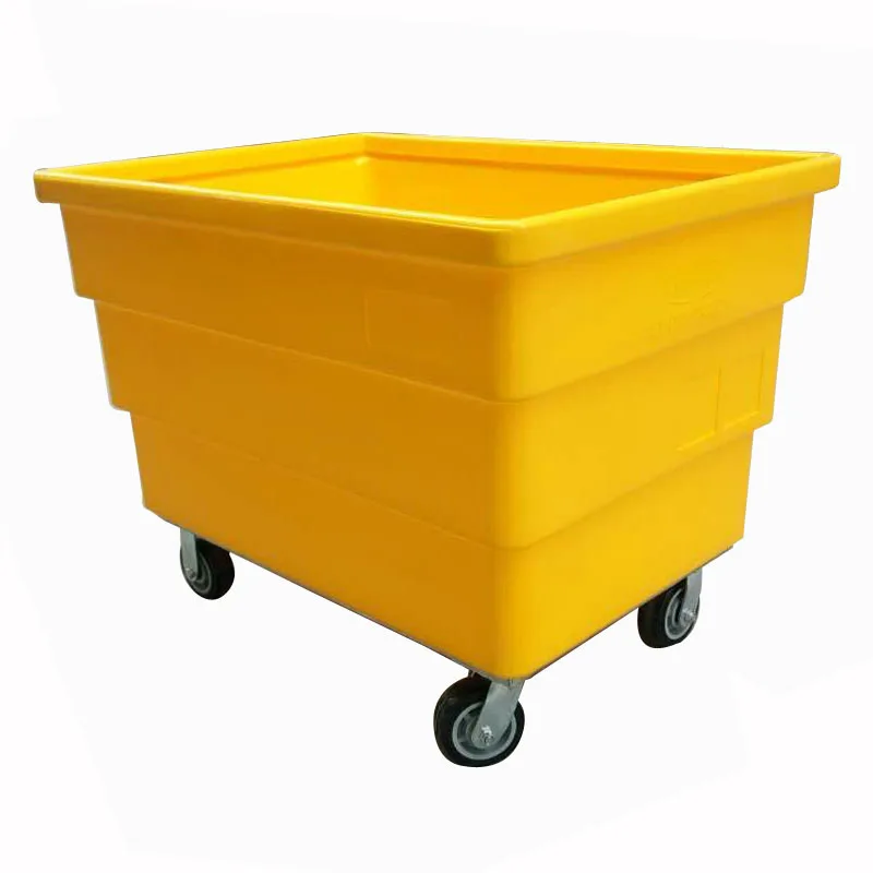 Plastic laundry truck linen truck