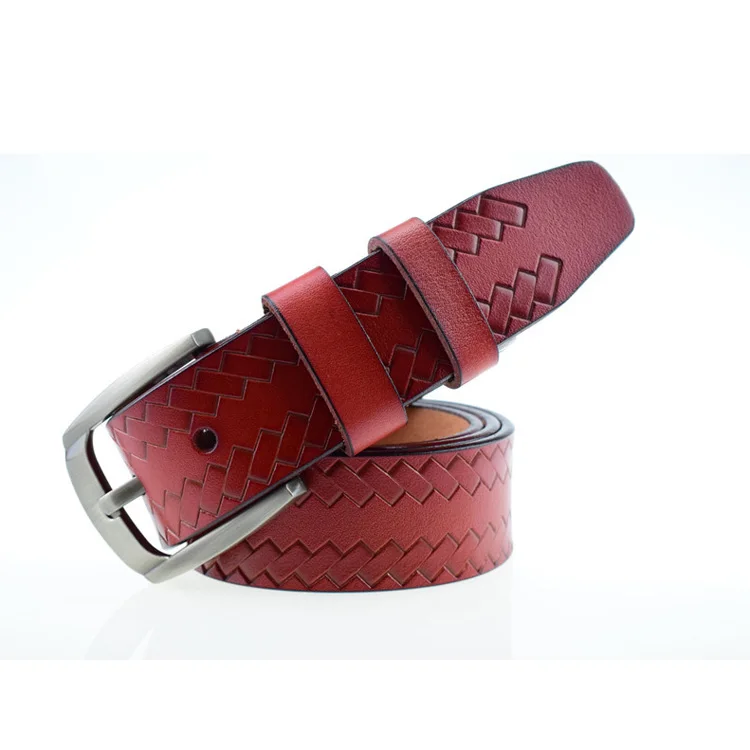 Китай веганский цвет однотонная итальянская воловья кожа для мужчин отдыха натуральная ремень завод