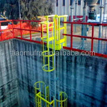 FRP pultrusion profiles cage ladders for chemical factory