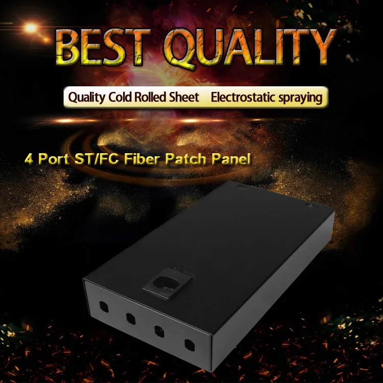 
4 port SC fiber terminal box 