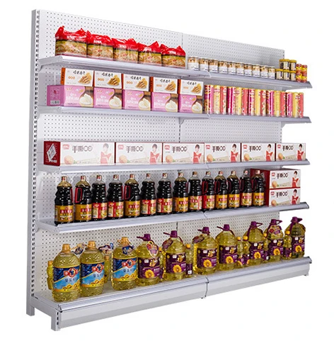 Super store iron shop gondola racks