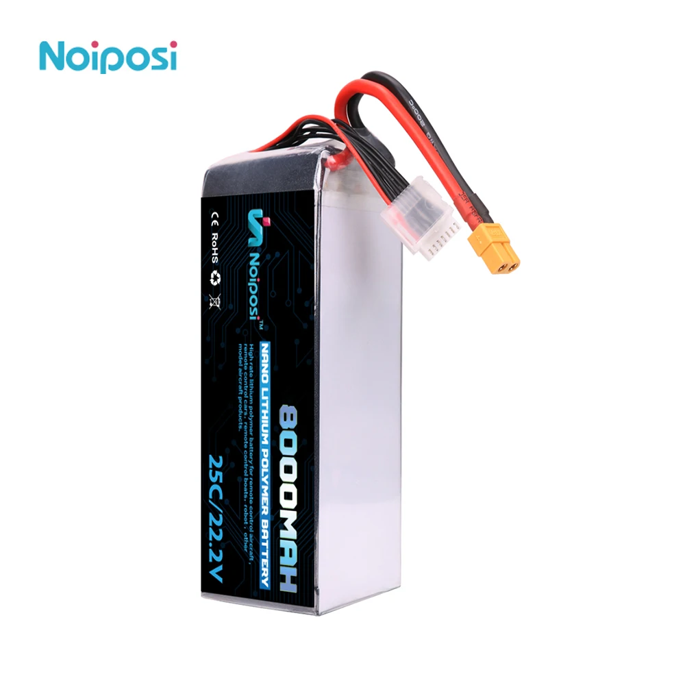 Agricultural Plant Protection UAV Drone Lipo Battery 22.2V 8000mAh with 2S 3S 4S 5S 6S
