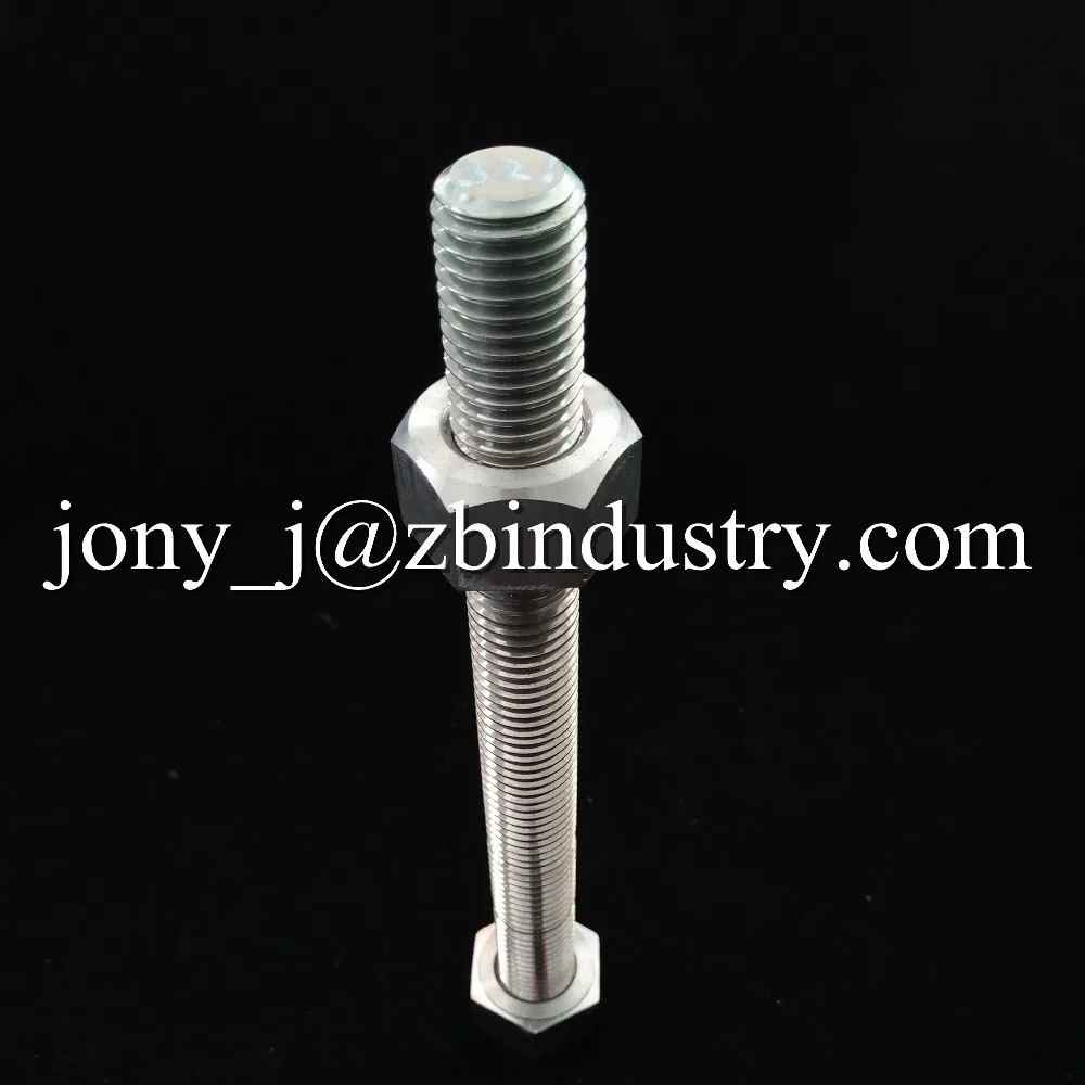 
A193 B8T, Stainless Steel SS321/ AISI 316/316L Stud Bolts with Nuts 