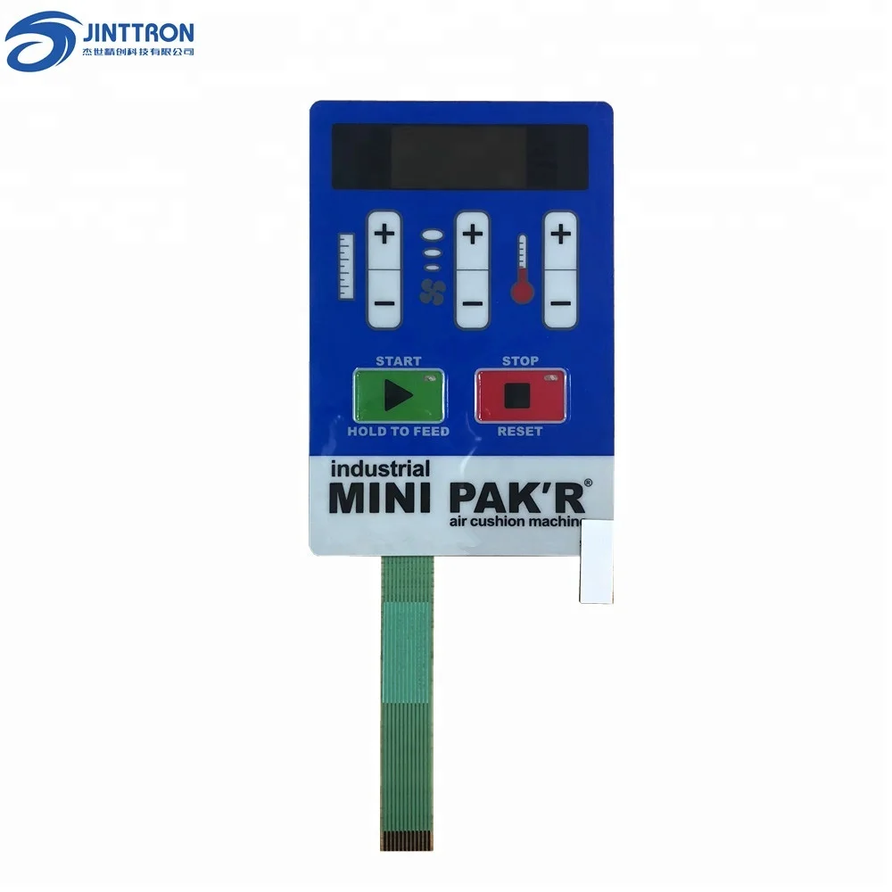 Waterproof push button metal dome membrane switch used for air cushion machine panel