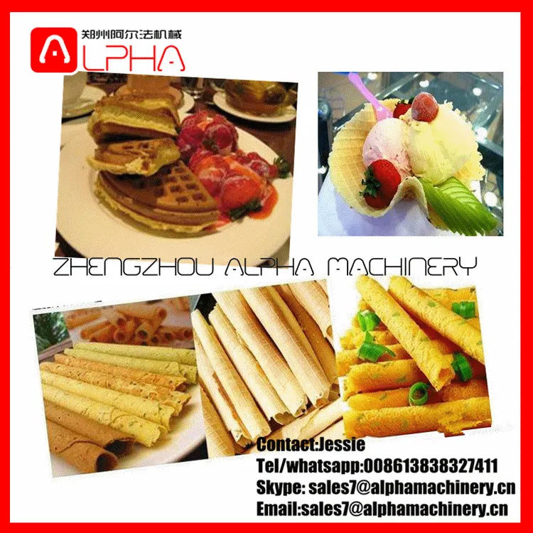 Small Business Hot sale ice cream cone rolling machineandegg roll making machineandegg tray production machine