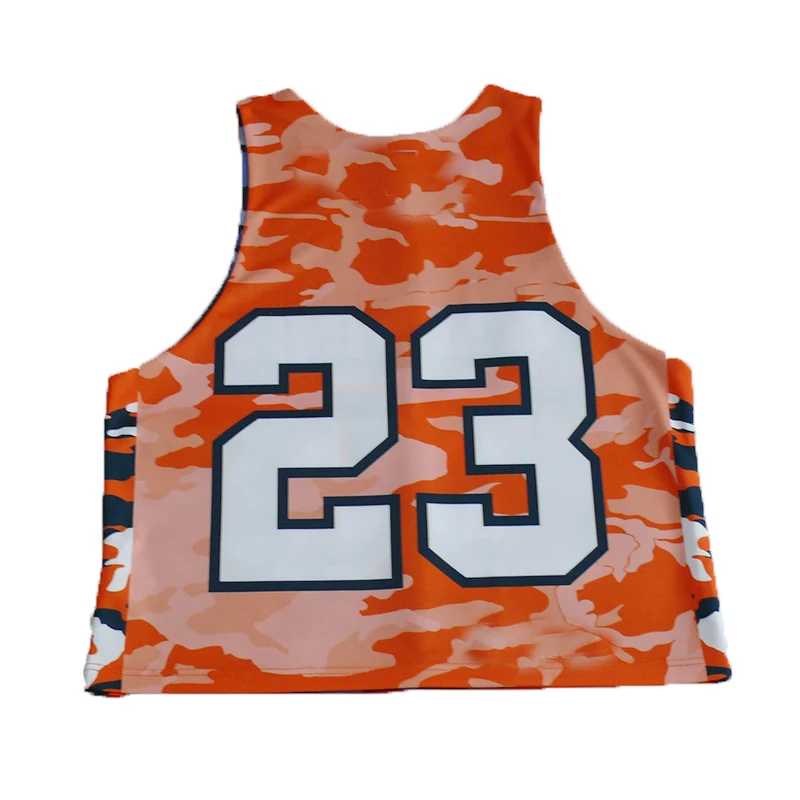 Mens women custom sublimate box field reversible lacrosse uniform jersey penny shorts