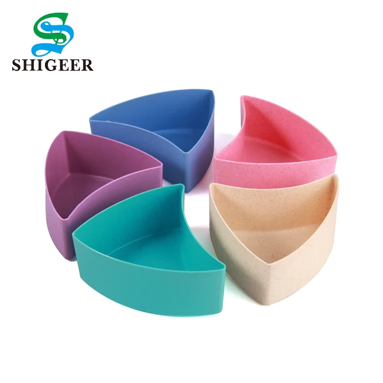 
Chinese Fashion Customized Round Type Plastic Food Container Candy Tray With 5 Compartments 