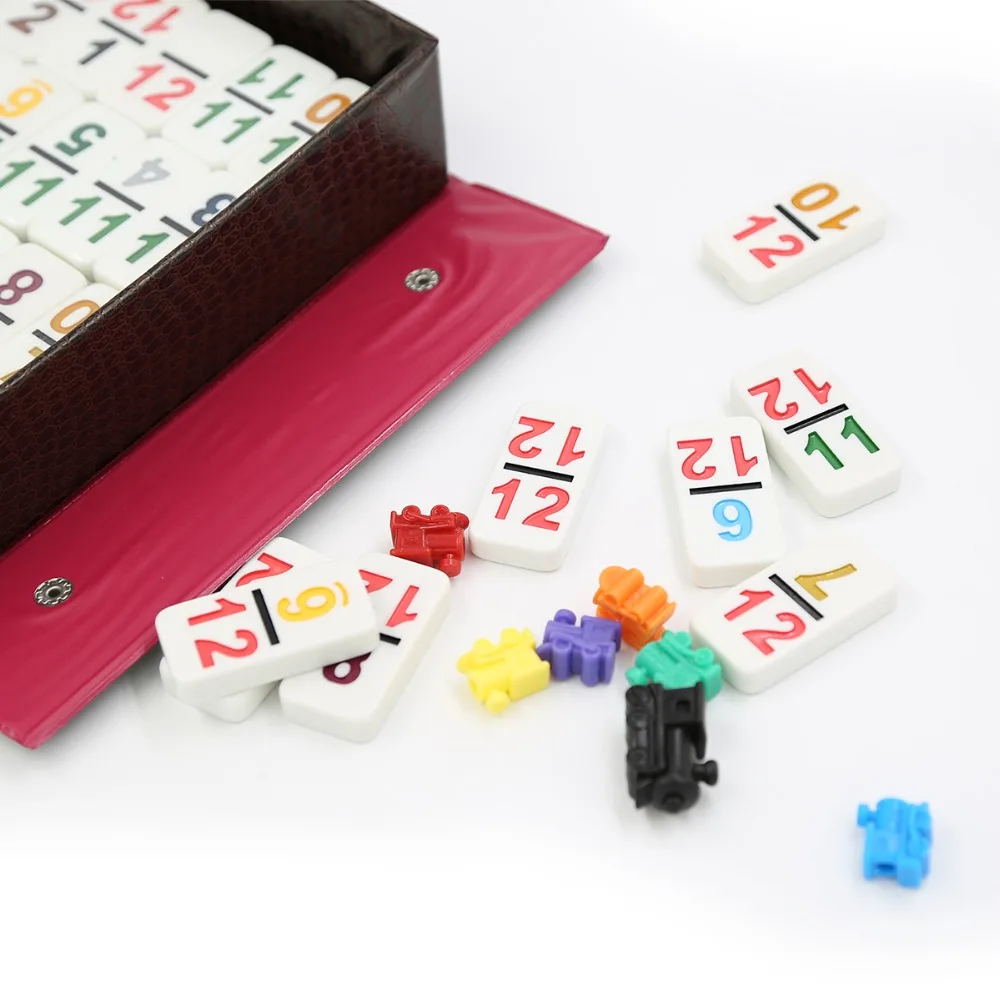 Domino games manufacturers Domino blocks double 12 Mexican train dominoes
