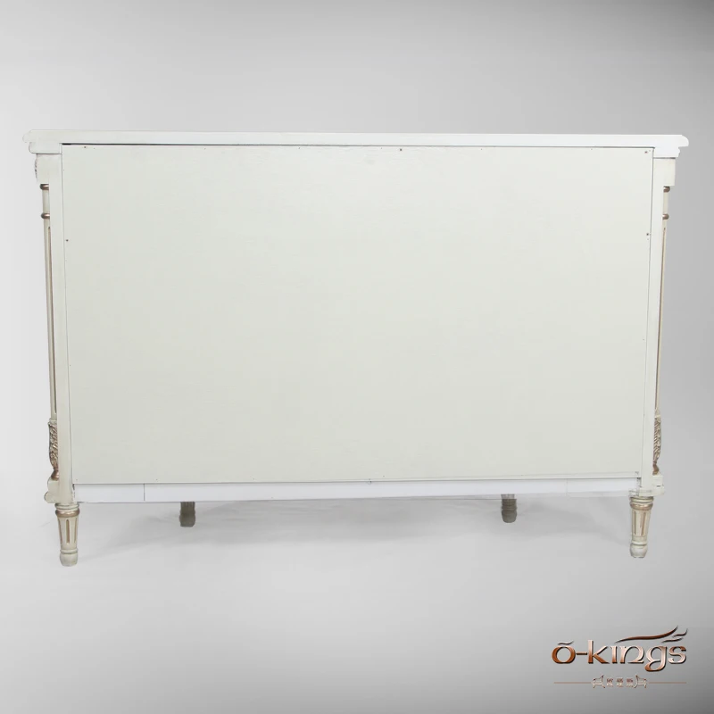 Hot sale European console cabinet hand carved Living room furniture decorative cabinet