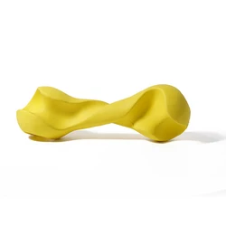 Durable Rubber Aggressive  Pet Toy Dog Chewer Dumbbell Bone