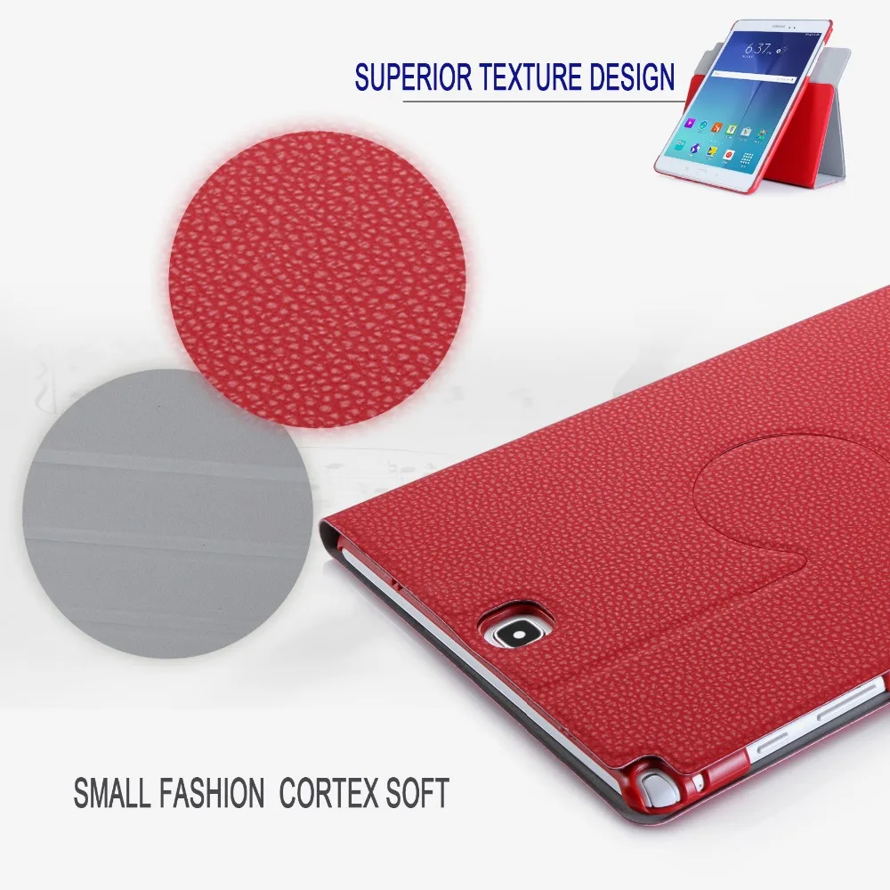 Cheap Price Rotative Multi Functions PU leather Tablet Cases For Samsung Tab A 9.7inch
