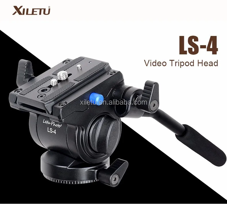 XILETU LS-4 Handgrip Video Photography Fluid Drag Hydraulic Tripod Head