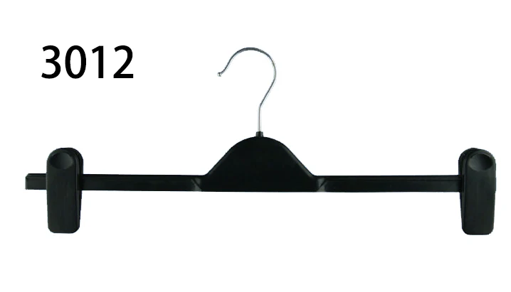 
high quality classic plastic pant hangers, pant hanger for jeans, plastic clip hanger 