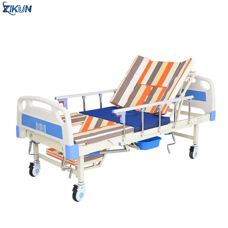 Регулируемая медицинская Больничная кровать с 2 кривошипными функциями