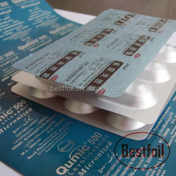Medicinal Composited Aluminum Foil Alu Alu Cold Forming Base Foil (OPA/AL/PVC) Laminated Strip Foil