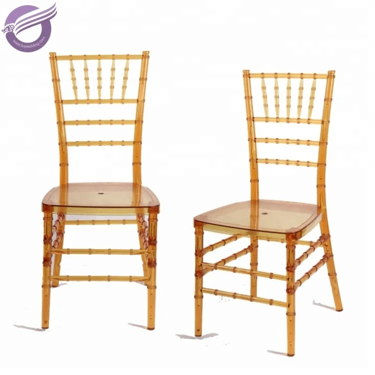 ZY23330 Wholesale wedding transparent plastic acrylic chiavari chairs