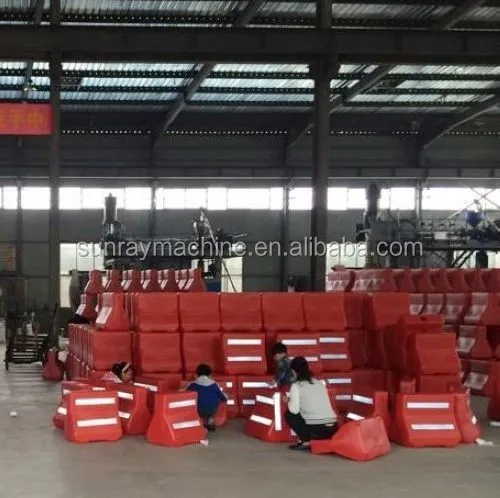 35 litre plastic making machine road barrier extrusion blow molding machine