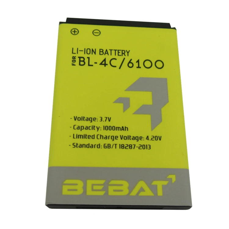 BL-4C 0.53 usd mobile phone battery 600mAh 860mAh 890mAh for nokia phone speaker battery mobile hot spot battery