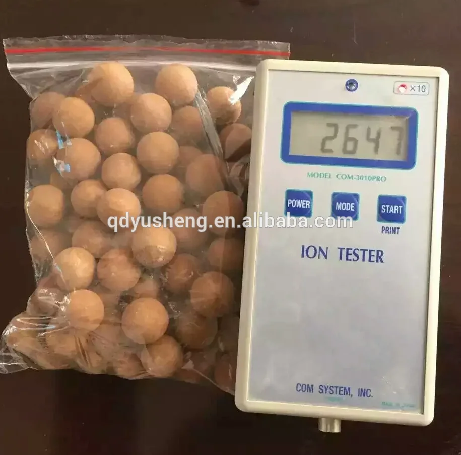 Negative ion ceramic ball Air vitamin negative oxygen ion for air purifier / anion ceramic health beads for bath