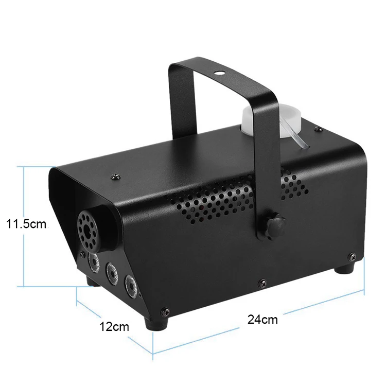 
Mini Smoke Machine With LED Effect 500W Fog Machines for Wedding Home Party Disco With Wire and Wireless control 