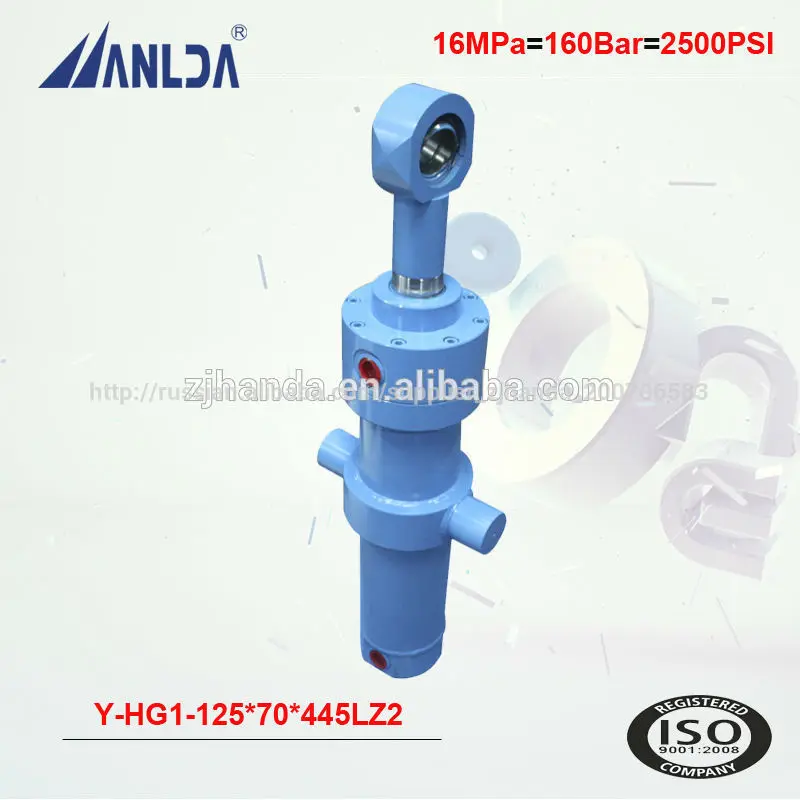 китайский производитель двойного действия гидравлический цилиндр для прицепов, цапфы монтаё