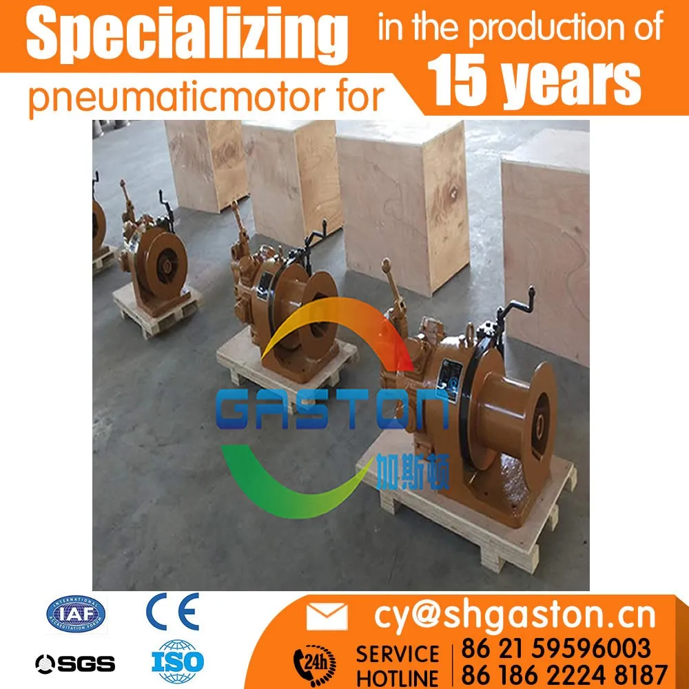 
marine wholesale pneumatic driven mucking winches air winch 5 ton 