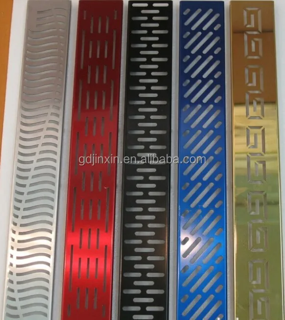
Stainless steel linear floor drain / long shower drain grill 