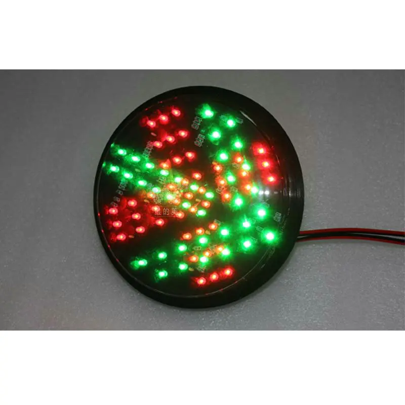 200mm arrow cross bi color driveway LED traffic light