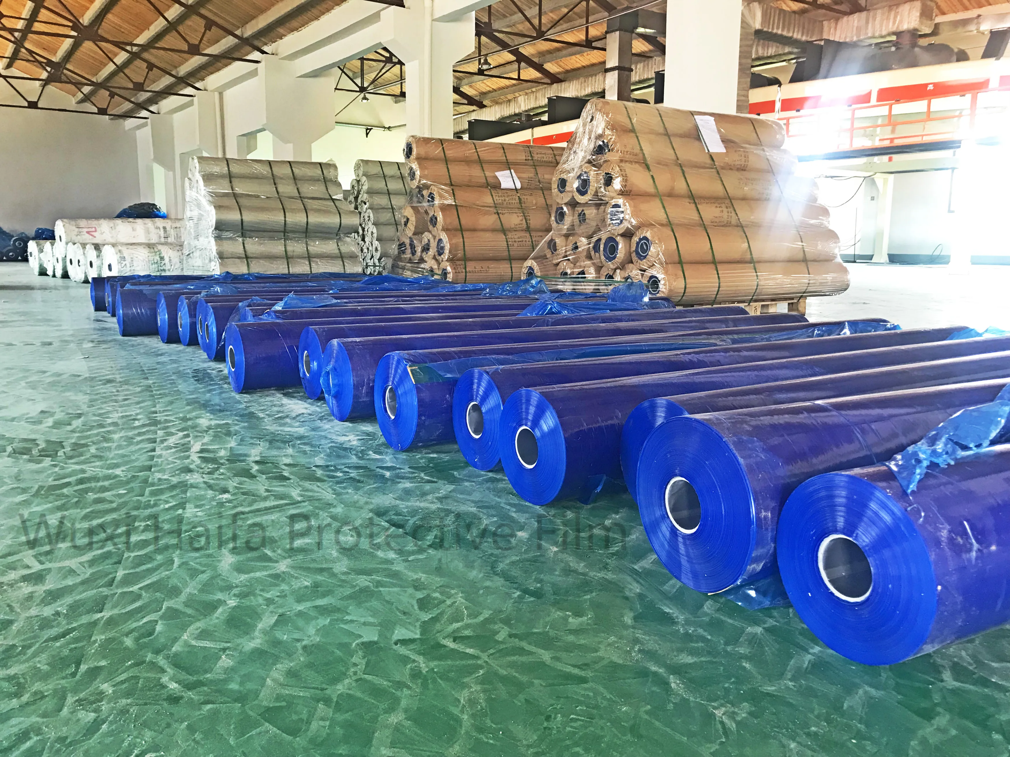 Blue flm for aluminum profile surface protection