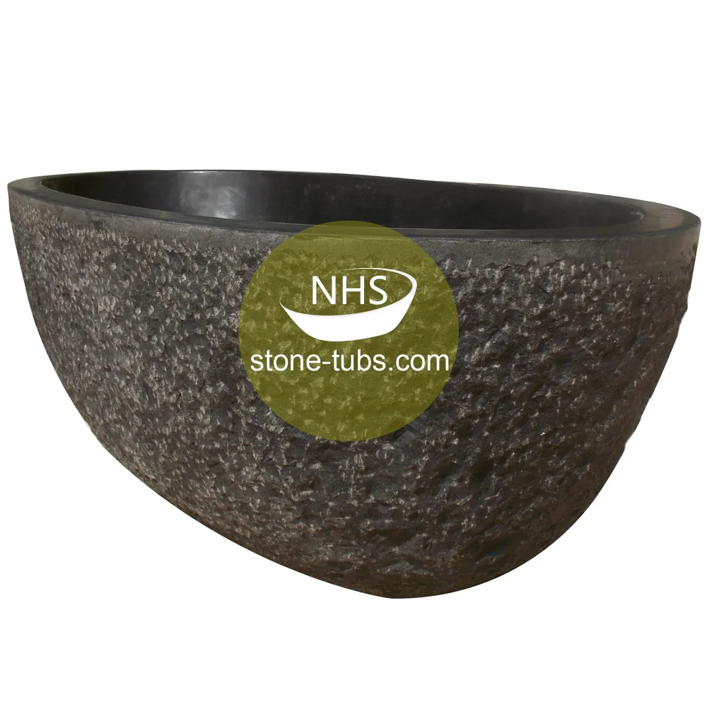 Granite bathtub surround hot sale from factory good quality basalt granite bathtub