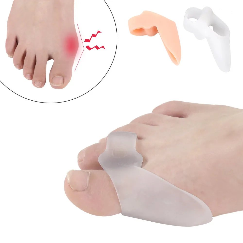 Gel Big Toe Spacer Bunion Guards  Toe Spreaders for Pain Relief from Crooked Toes Pressure and Hallux Bunions