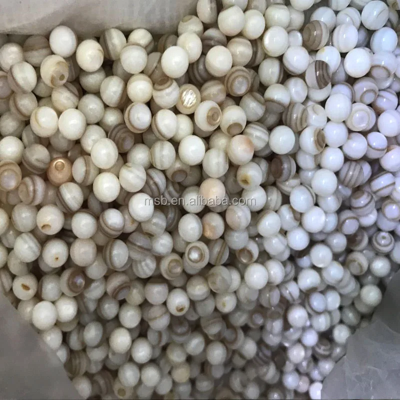 Natural Freshwater Mother Of Pearl Shell Loose Beads For Jewelry Making