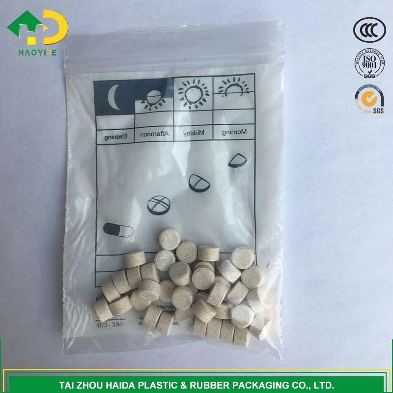 Wholesale Antioxidant ziplock medicine bags