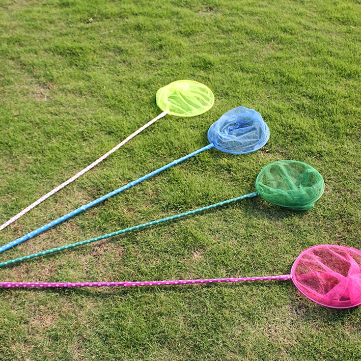 
Butterfly Net Multi Color Decorative Children Toy Bamboo Fishing Net Handle Insect Fishing Net For Children 