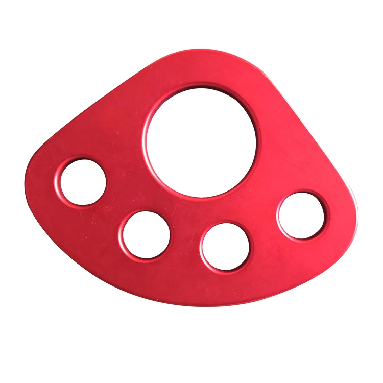 Wholesale cheap climb aluminum rigging plate 40KN rappelling plate