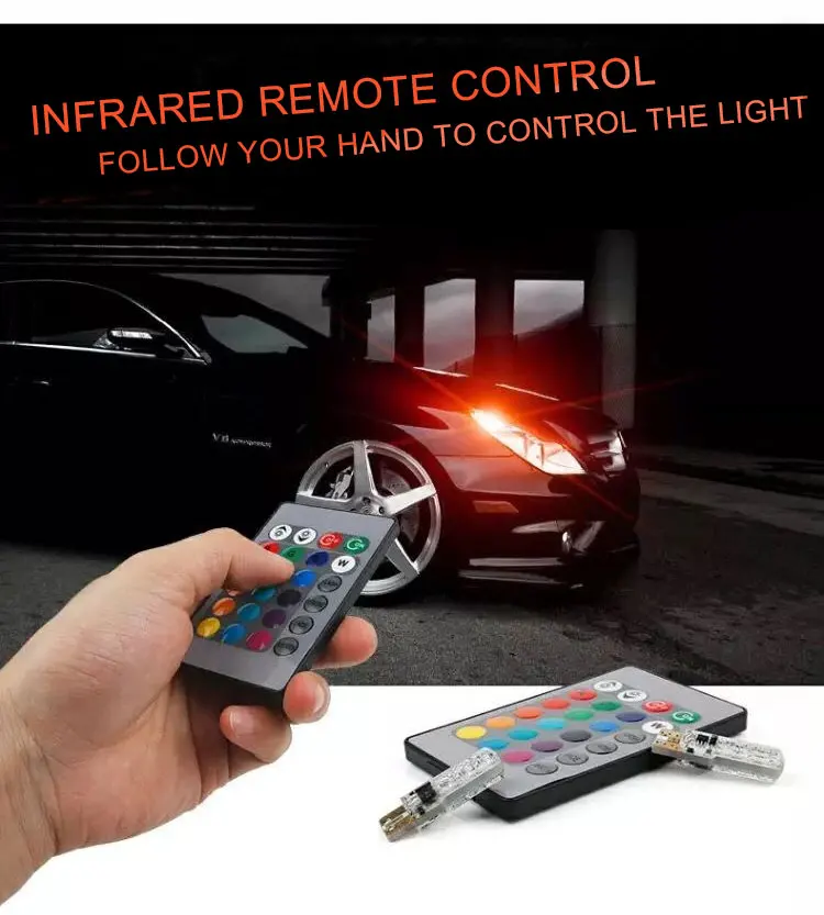 RGB Автомобильный интерьер LED Замена лампы/авто фары и лампы