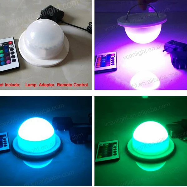 Wireless Battery Operated Under Table Led Light Wedding Centerpieces lamp for banquet Table Decoration
