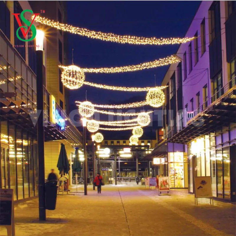 Led Light Manufacture Large Outdoor Stage Light Christmas Decorations Illuminatied Ball