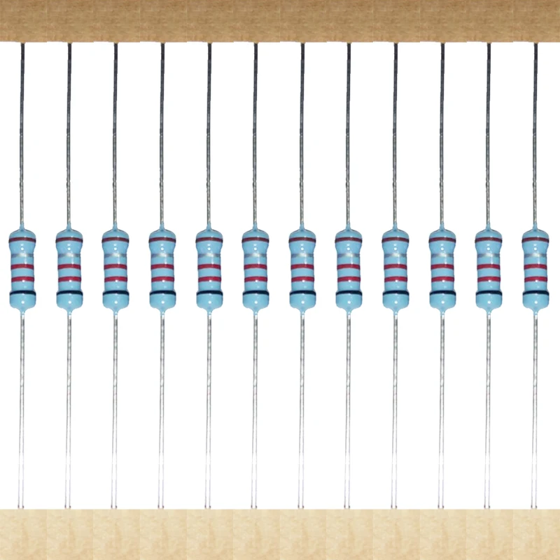 MOF type Fixed Resistor high quality Metal Oxide Resistor,Precision Resistor,Metal Oxide passive component resistance from QCR